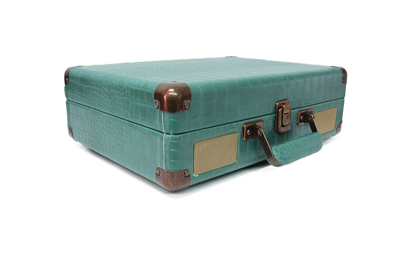 Crownwell Turntable Suitcase CR Series - Retro Blue