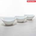 Ceramic Gold Line Salad Bowl Set (3 Pcs) 10" | Elegant Serving Bowls
