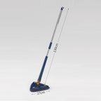 360Â° Twist Rotatable Triangle Mop with Long Handle Auto Squeeze Design for Floor, Wall, and Ceiling Cleaning