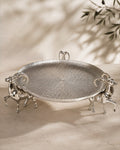 Daastaan Deer Brass Serving Tray