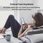 S220 Smart Light Switch (2-Gang, 1-Way)