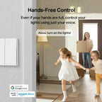 S220 Smart Light Switch (2-Gang, 1-Way)
