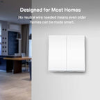S220 Smart Light Switch (2-Gang, 1-Way)