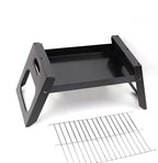Portable and Foldable Charcoal BBQ Grill -Black