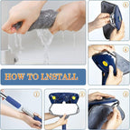 360Â° Twist Rotatable Triangle Mop with Long Handle Auto Squeeze Design for Floor, Wall, and Ceiling Cleaning