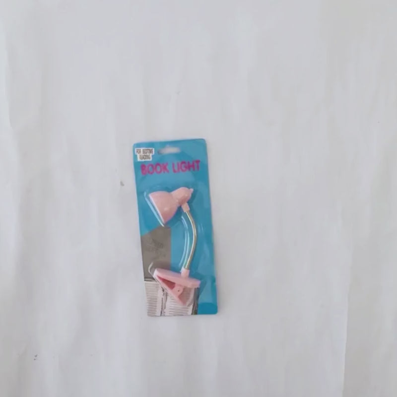 Mini Book Light with Clip | Portable LED Reading Lamp with Eye Protection (Random Color)