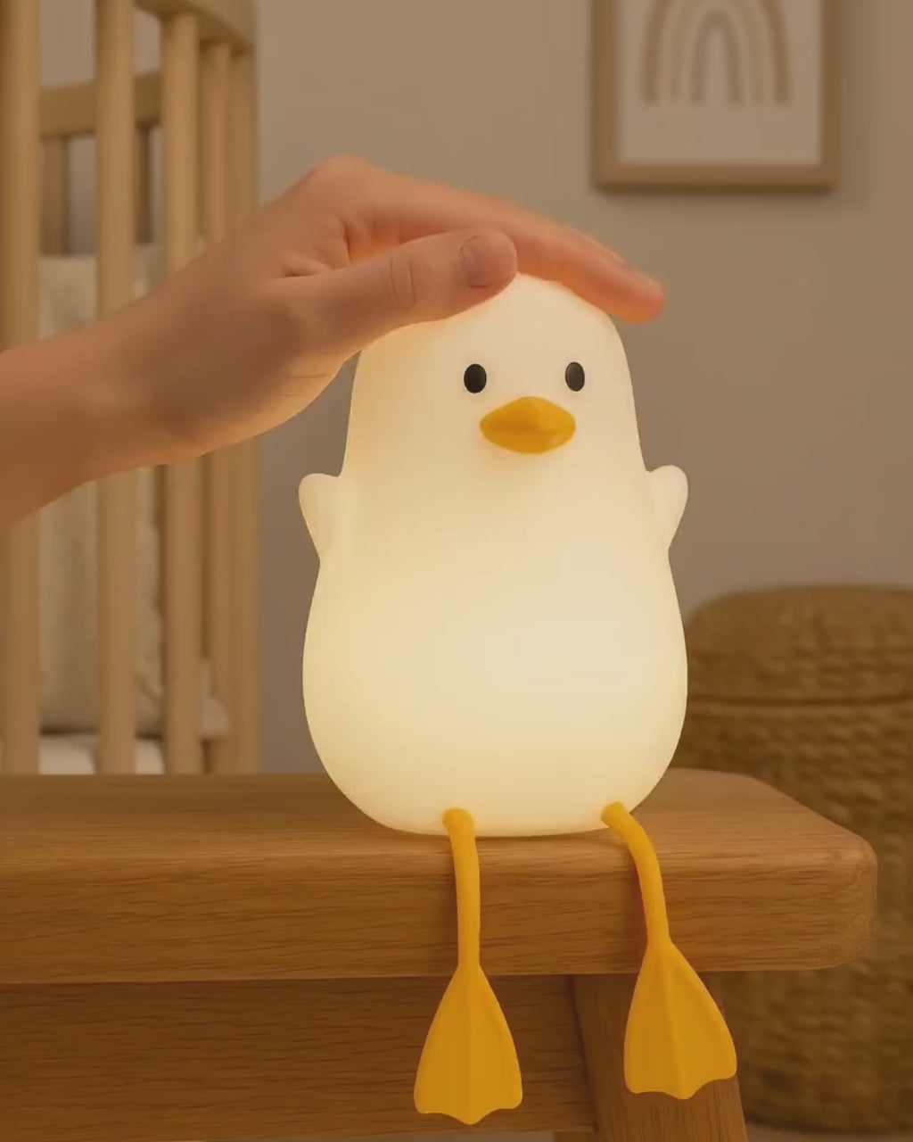 Cute Duck Glow Night Lamp