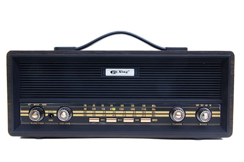 Retro Wooden Radio with Bluetooth