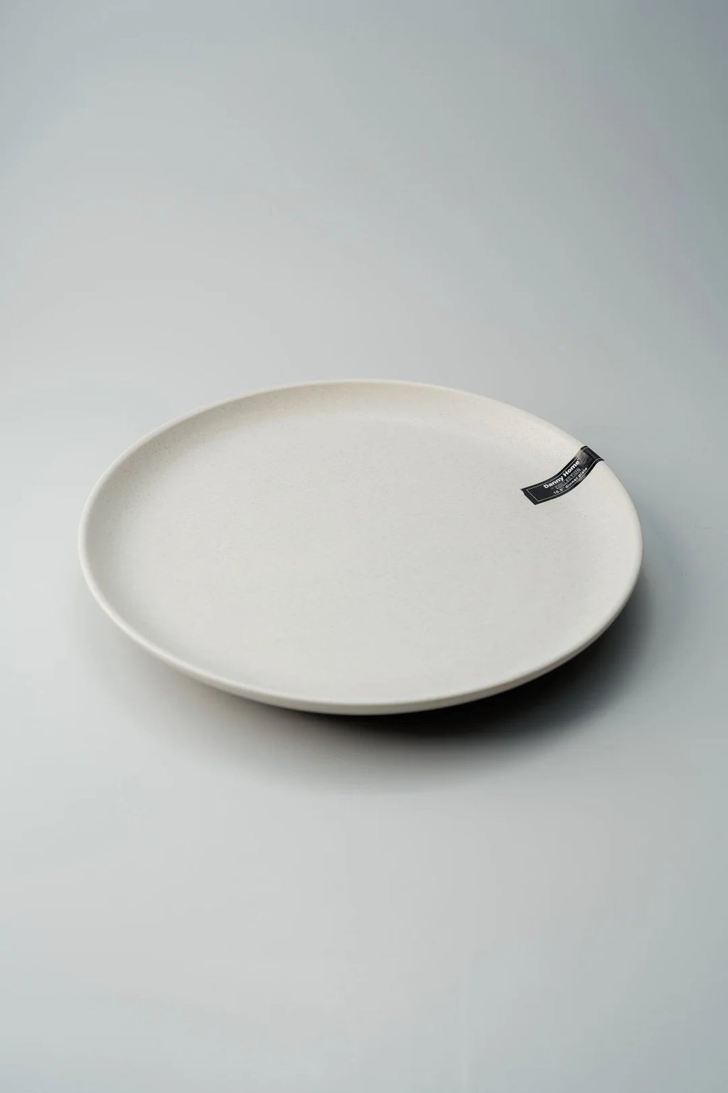 White Ceramic Round Dinner Plate 10.5" | Elegant Tableware