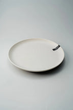 White Ceramic Round Dinner Plate 10.5" | Elegant Tableware
