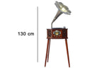 Wooden Gramophone with Victorian legs