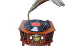 Wooden Gramophone with Victorian legs