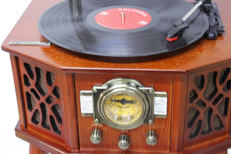 Wooden Gramophone with Victorian legs
