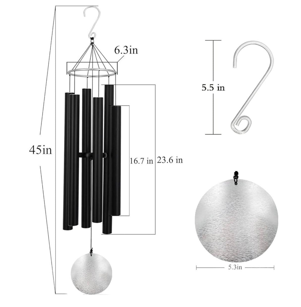 Nature’s Melody Aureole Tunes Wind Chimes - Large 42 inches