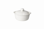 White Ceramic Sugar Pot | Elegant Storage Jar
