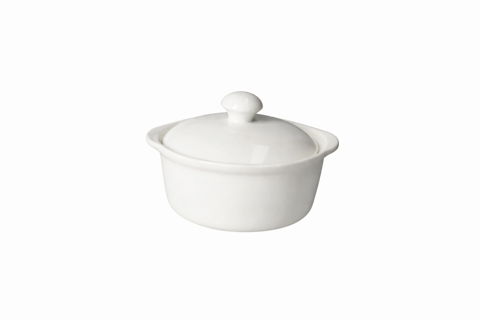 White Ceramic Sugar Pot | Elegant Storage Jar