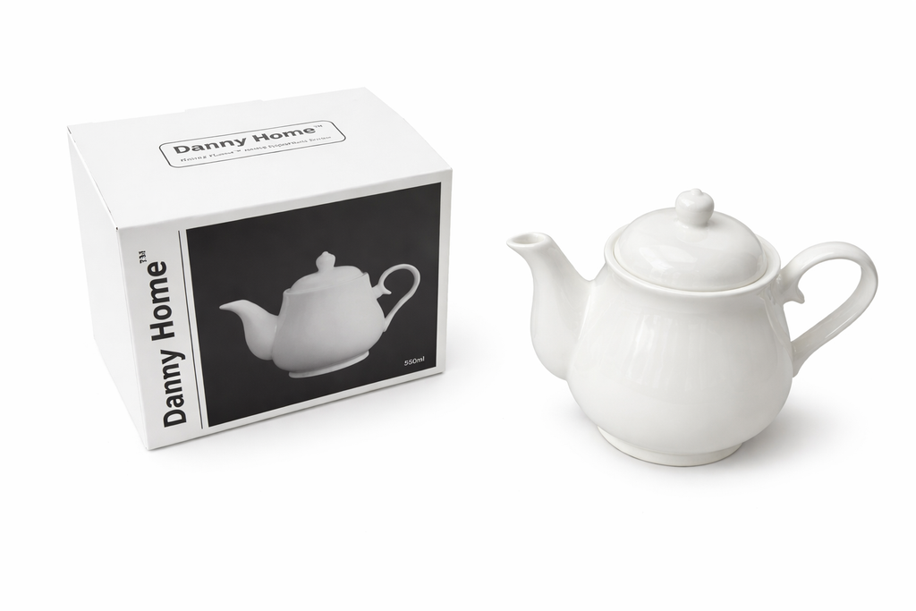 Porcelain Teapot 700ml | Elegant Tea Serving Pot